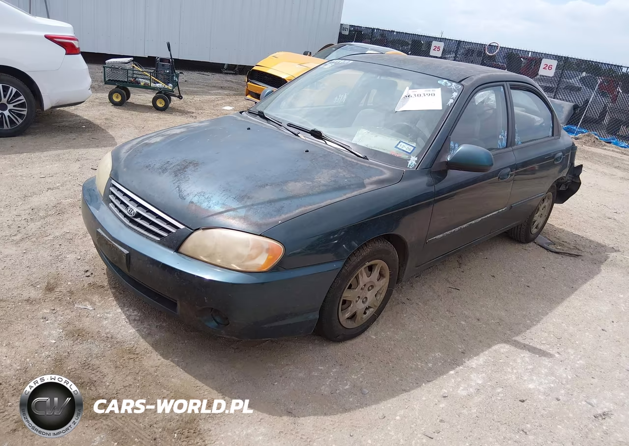 2002 Kia Spectra Ls VIN:KNAFB121825133298 - 2