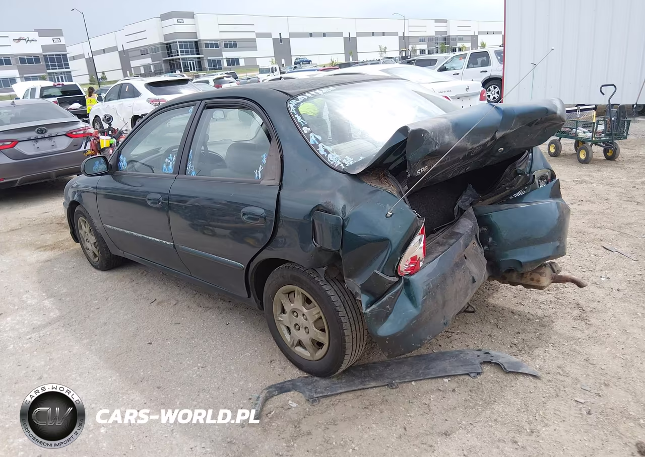 2002 Kia Spectra Ls VIN:KNAFB121825133298 - 3
