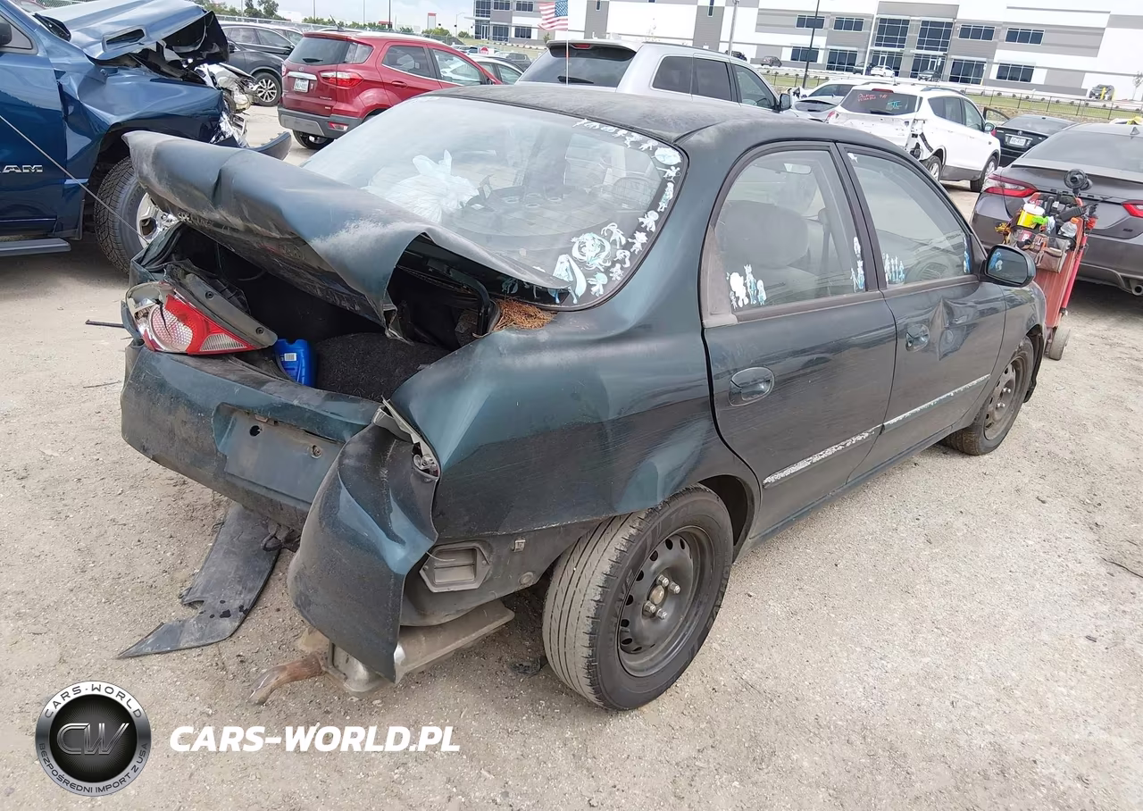 2002 Kia Spectra Ls VIN:KNAFB121825133298 - 4