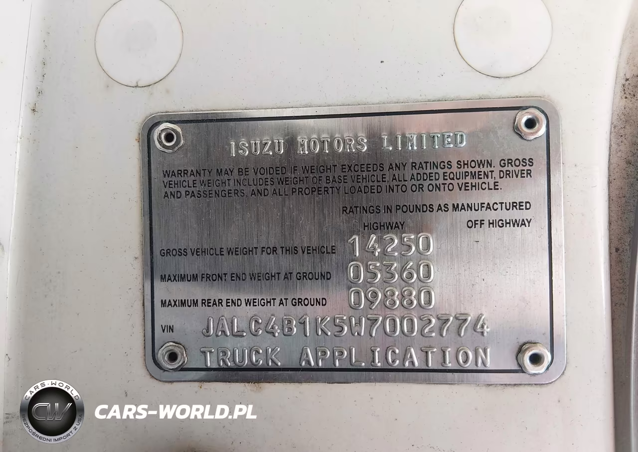1998 Isuzu Npr VIN:JALC4B1K5W7002774 - 8