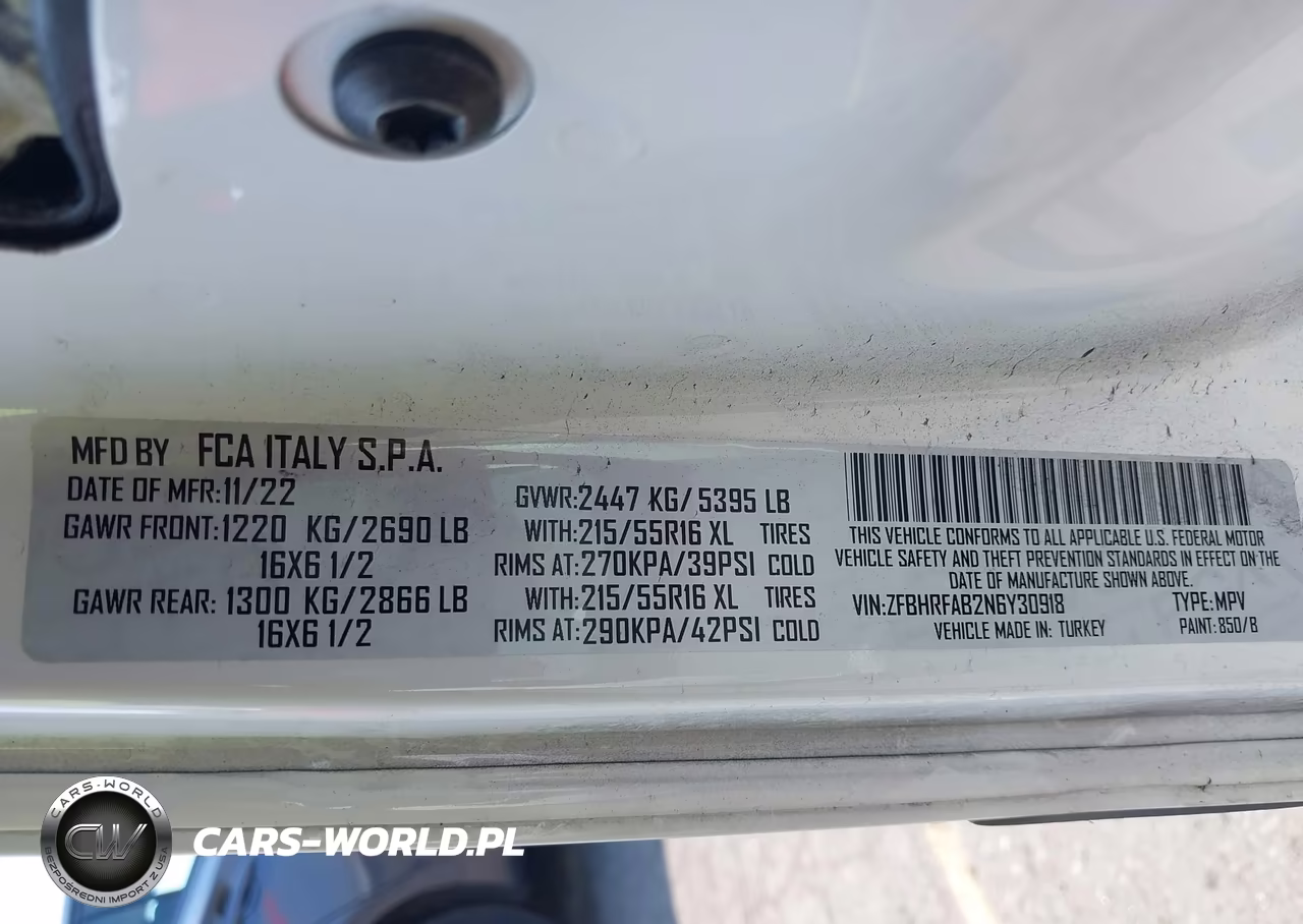 2022 Ram Promaster City Cargo Van VIN:ZFBHRFAB2N6Y30918 - 9