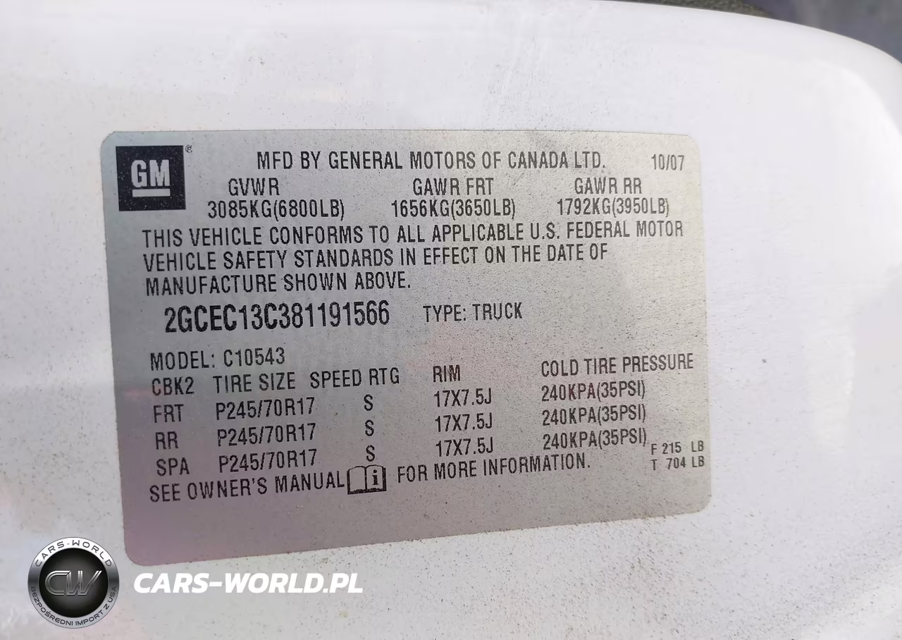 2008 Chevrolet Silverado 1500 Ls VIN:2GCEC13C381191566 - 9