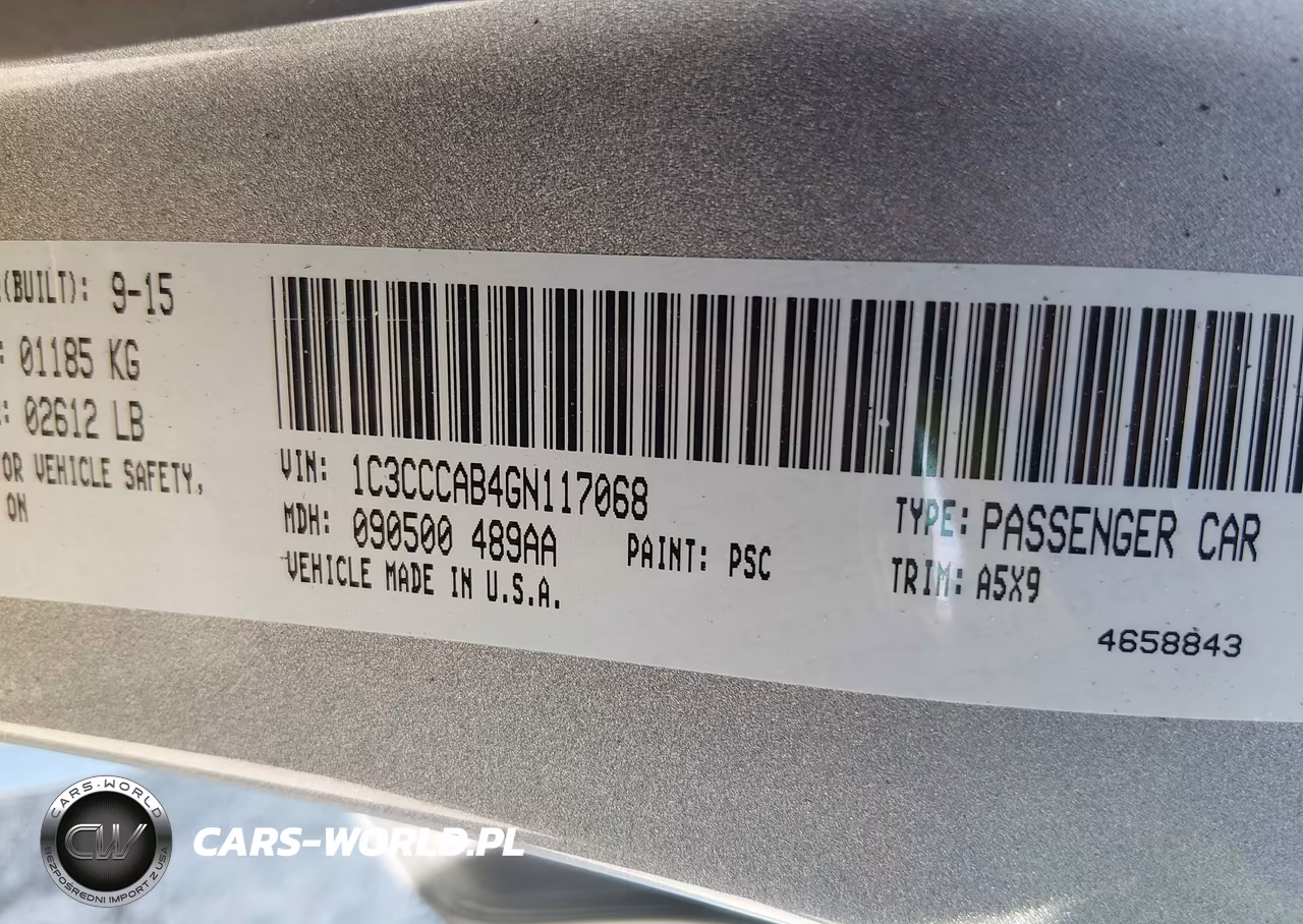2016 Chrysler 200 Limited VIN:1C3CCCAB4GN117068 - 9