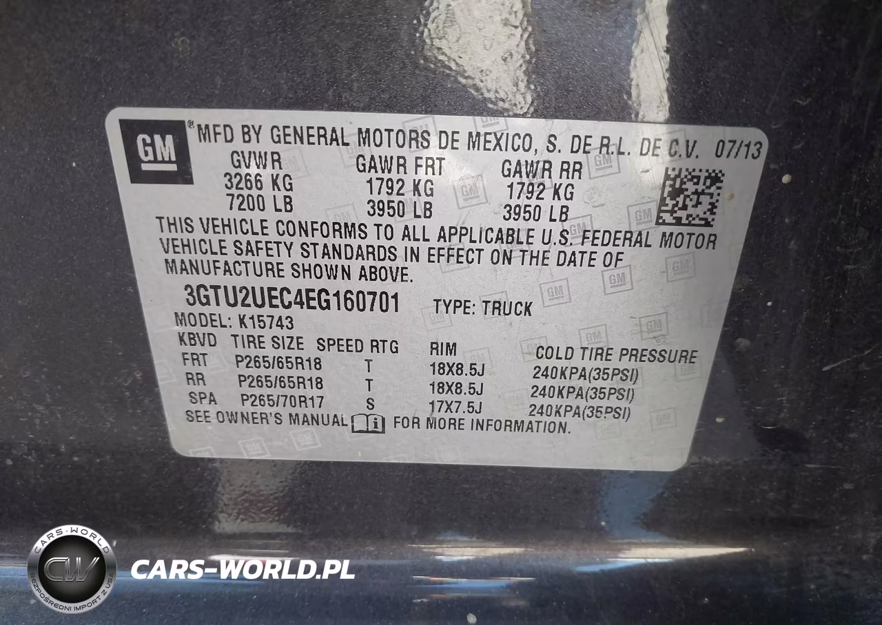 2014 GMC Sierra 1500 Sle VIN:3GTU2UEC4EG160701 - 9