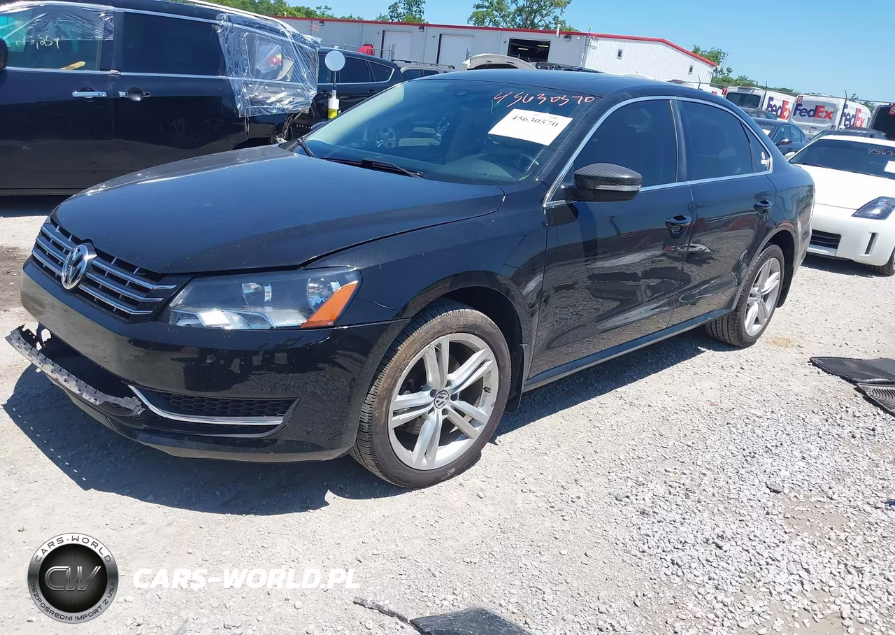 2014 Volkswagen Passat 2.0L Tdi Se VIN:1VWBN7A32EC118971 - 2