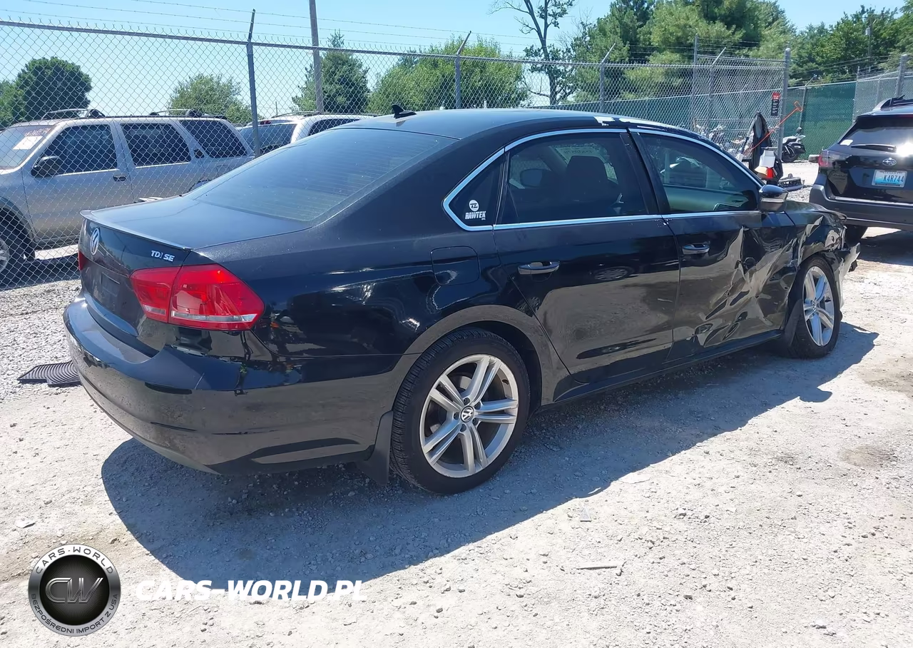 2014 Volkswagen Passat 2.0L Tdi Se VIN:1VWBN7A32EC118971 - 4