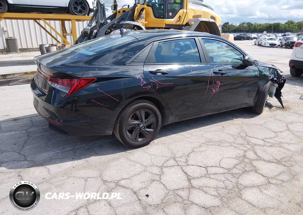 2023 Hyundai Elantra Hybrid Blue VIN:KMHLM4AJ2PU082649 - 4