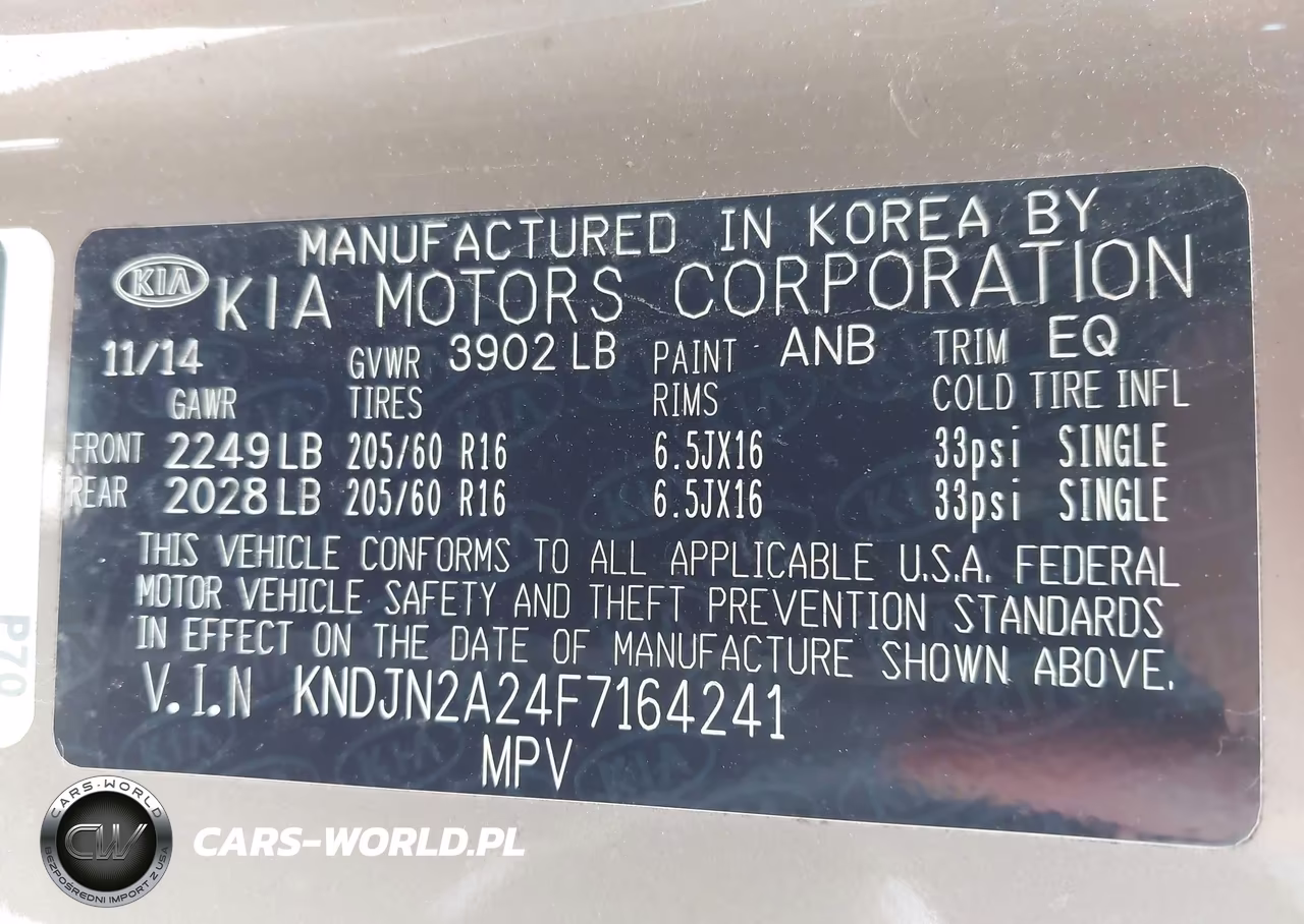 2015 Kia Soul VIN:KNDJN2A24F7164241 - 9