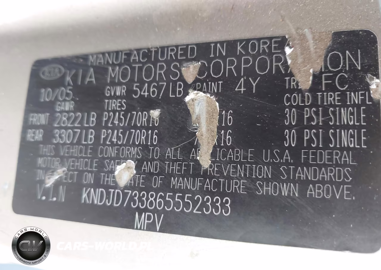 2006 Kia Sorento Ex-Lx VIN:KNDJD733865552333 - 9