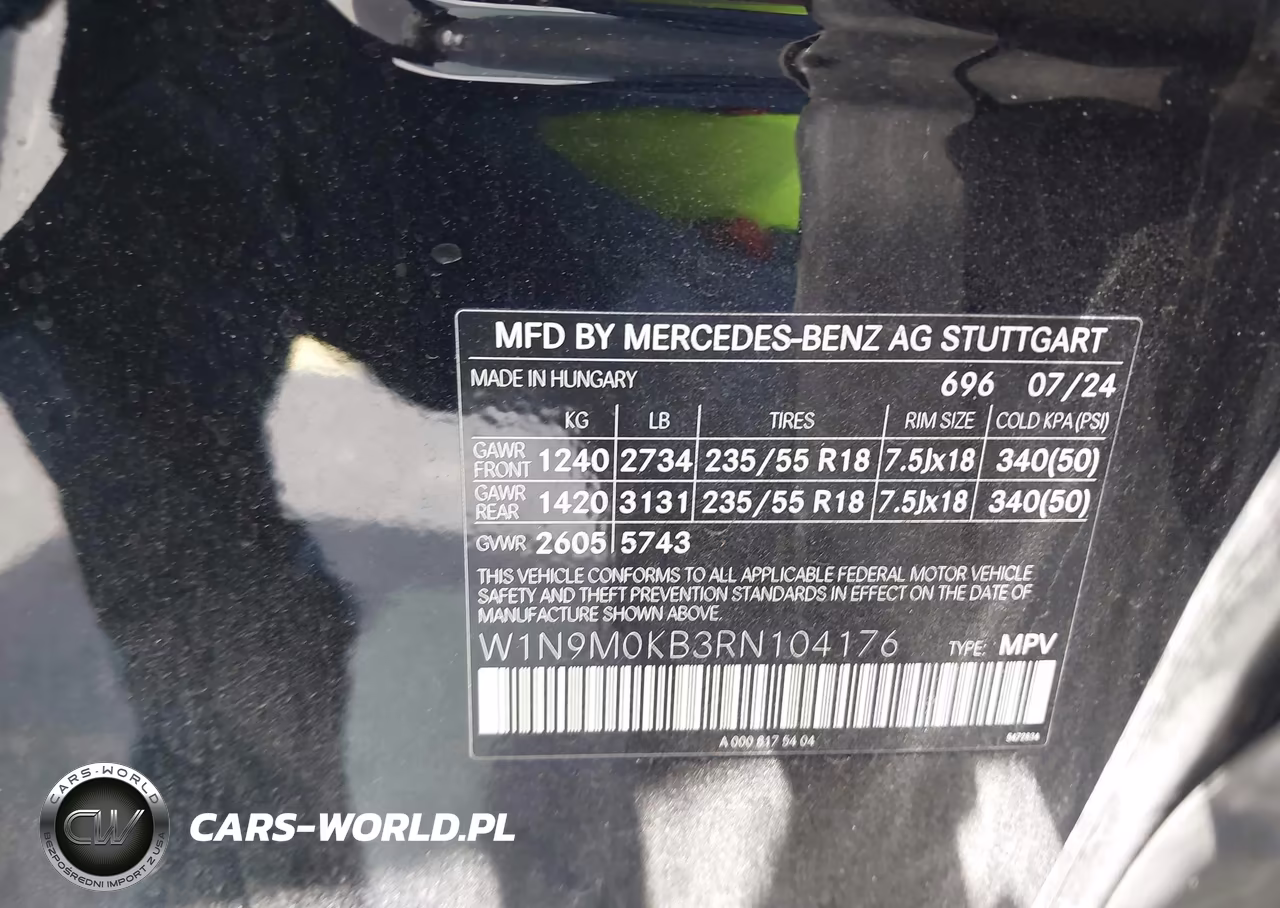 2024 Mercedes-Benz Eqb 300 Suv 4Matic VIN:W1N9M0KB3RN104176 - 9