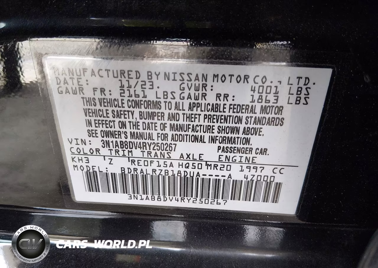 2024 Nissan Sentra Sr Xtronic Cvt VIN:3N1AB8DV4RY250267 - 9