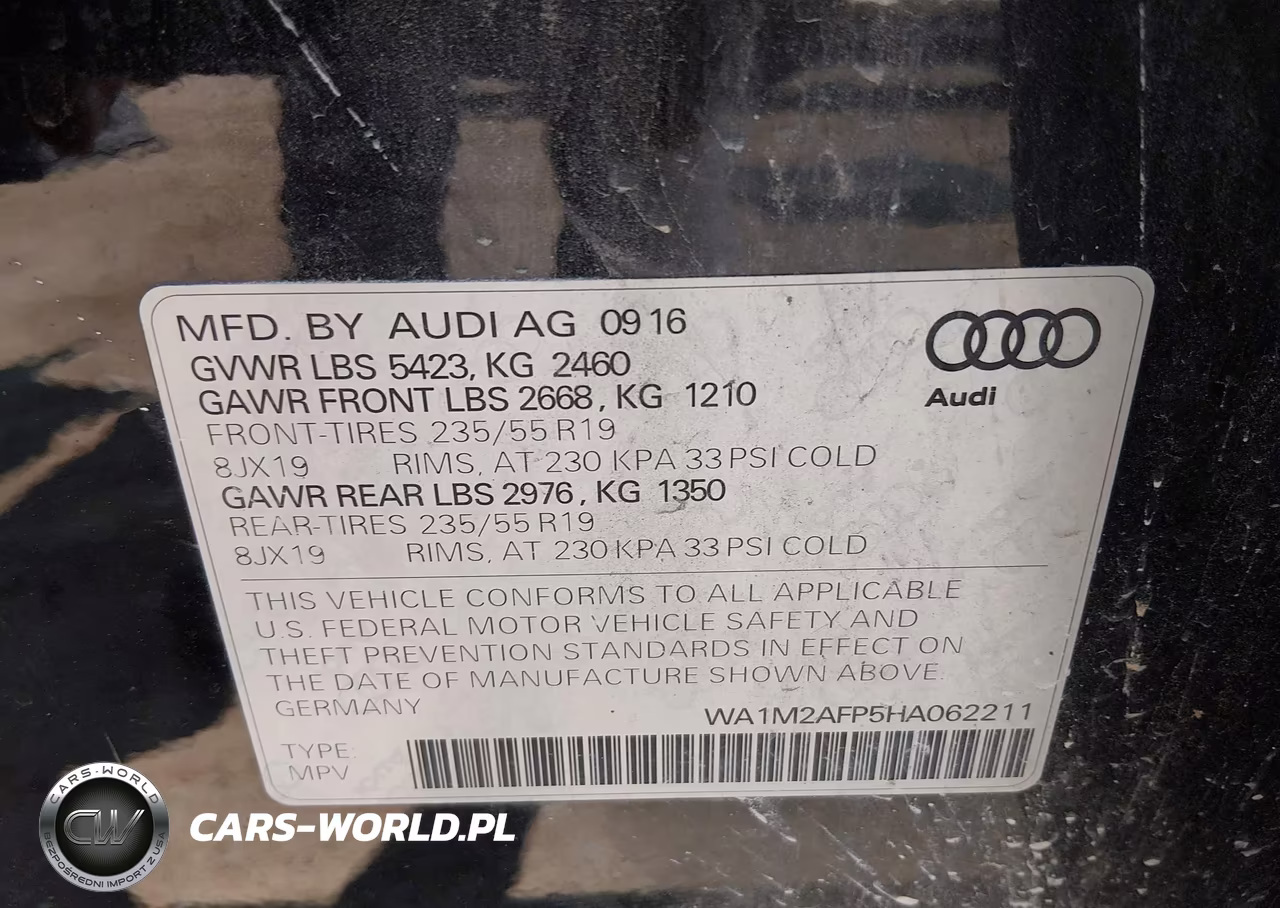 2017 Audi Q5 2.0T Premium VIN:WA1M2AFP5HA062211 - 9