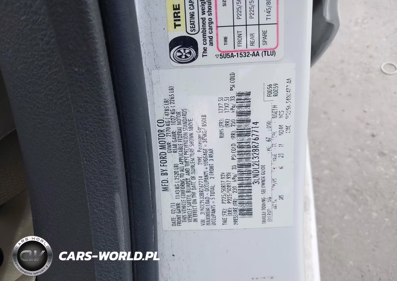 2011 Lincoln Mkz Hybrid VIN:3LNDL2L32BR767714 - 9
