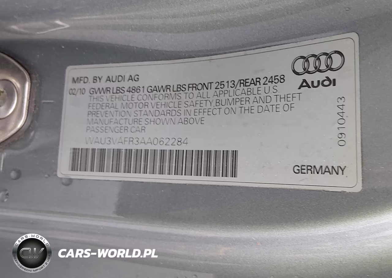 2010 Audi S5 4.2 Premium Plus VIN:WAU3VAFR3AA062284 - 9
