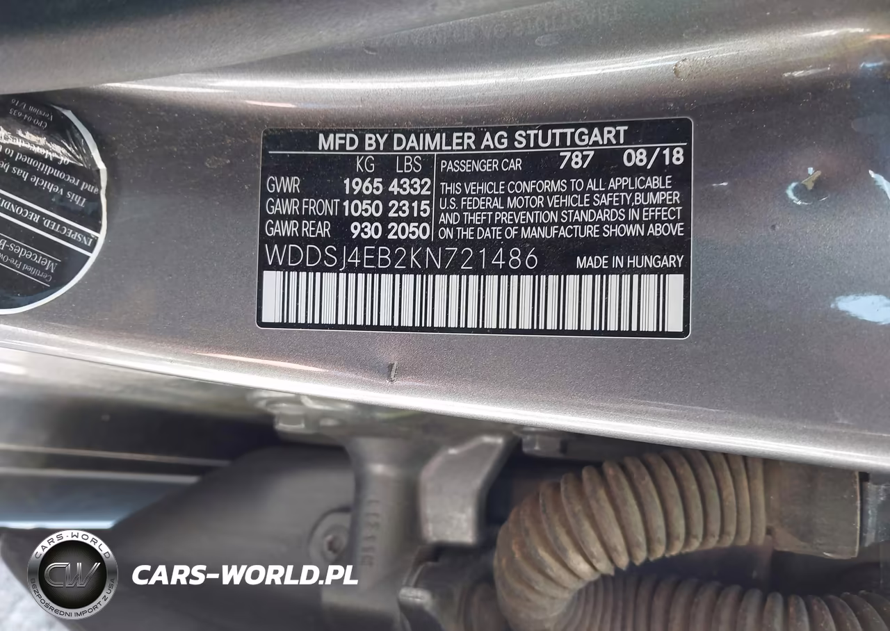 2019 Mercedes-Benz Cla 250 VIN:WDDSJ4EB2KN721486 - 9