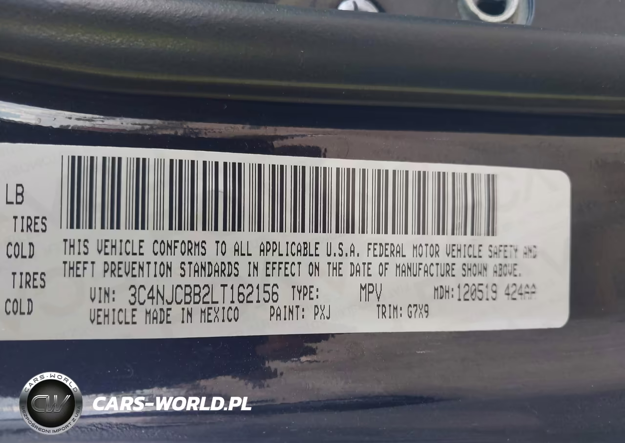 2020 Jeep Compass Sun And Wheel Fwd VIN:3C4NJCBB2LT162156 - 9