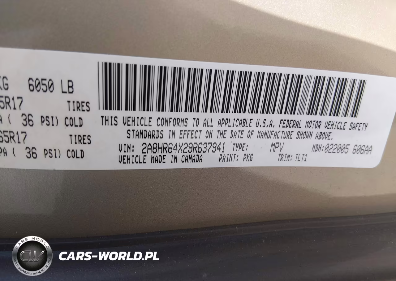 2009 Chrysler Town & Country Limited VIN:2A8HR64X29R637941 - 9