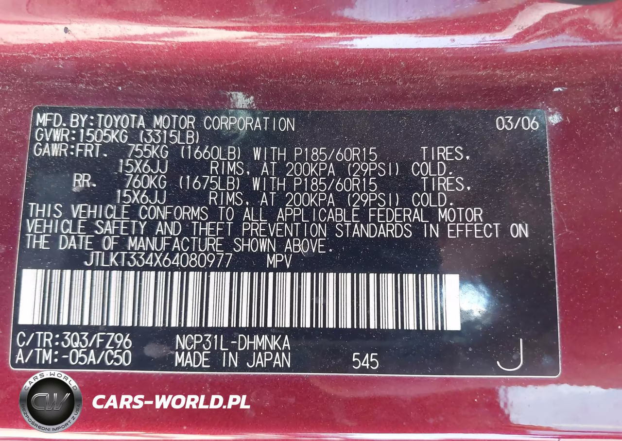 2006 Scion Xb VIN:JTLKT334X64080977 - 9
