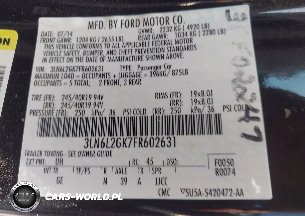 2015 Lincoln Mkz VIN:3LN6L2GK7FR602631 - 9
