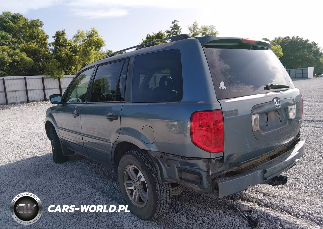 2005 Honda Pilot Ex-L VIN:5FNYF18595B032140 - 3