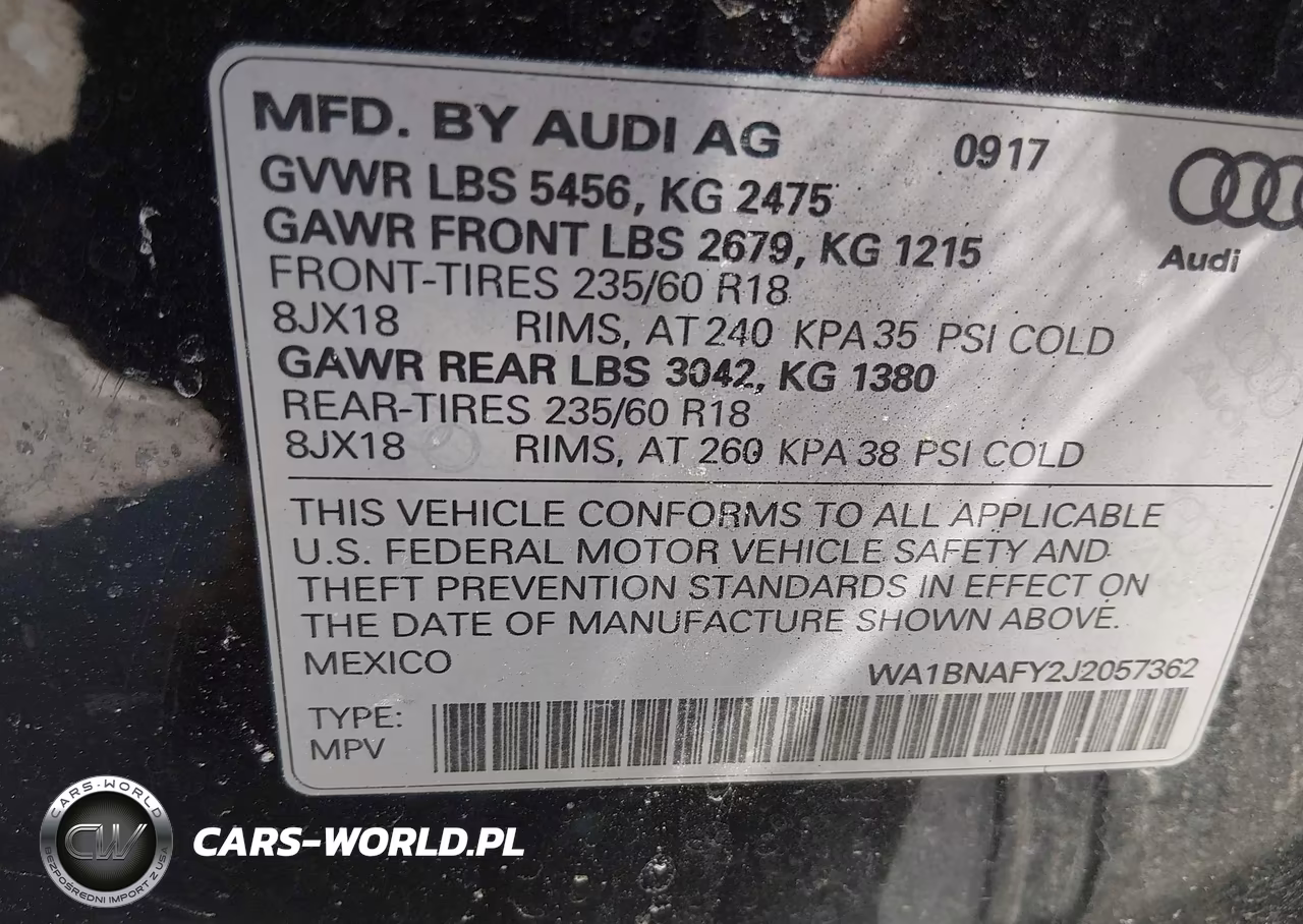 2018 Audi Q5 2.0T Premium-2.0T Tech Premium VIN:WA1BNAFY2J2057362 - 9