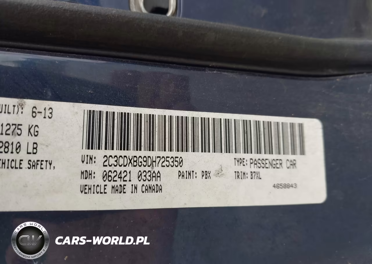 2013 Dodge Charger Se VIN:2C3CDXBG9DH725350 - 9