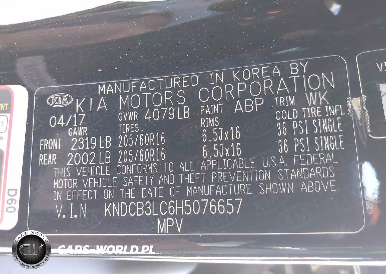 2017 Kia Niro Fe VIN:KNDCB3LC6H5076657 - 9