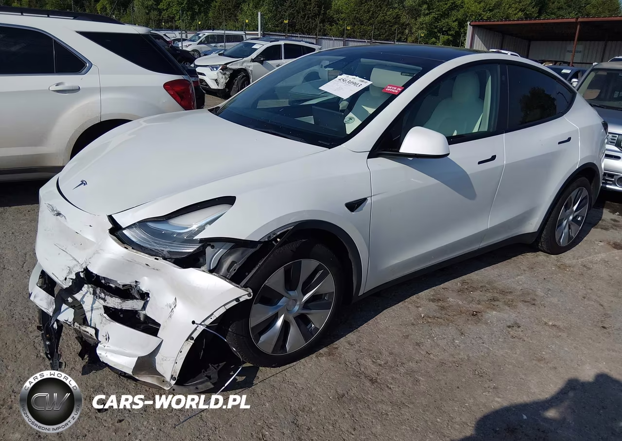 2021 Tesla Model Y Long Range Dual Motor All-Wheel Drive VIN:5YJYGDEE2MF202582 - 2