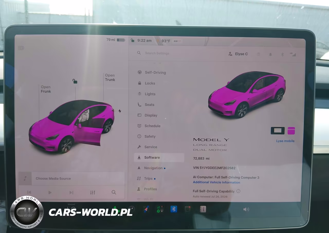 2021 Tesla Model Y Long Range Dual Motor All-Wheel Drive VIN:5YJYGDEE2MF202582 - 7