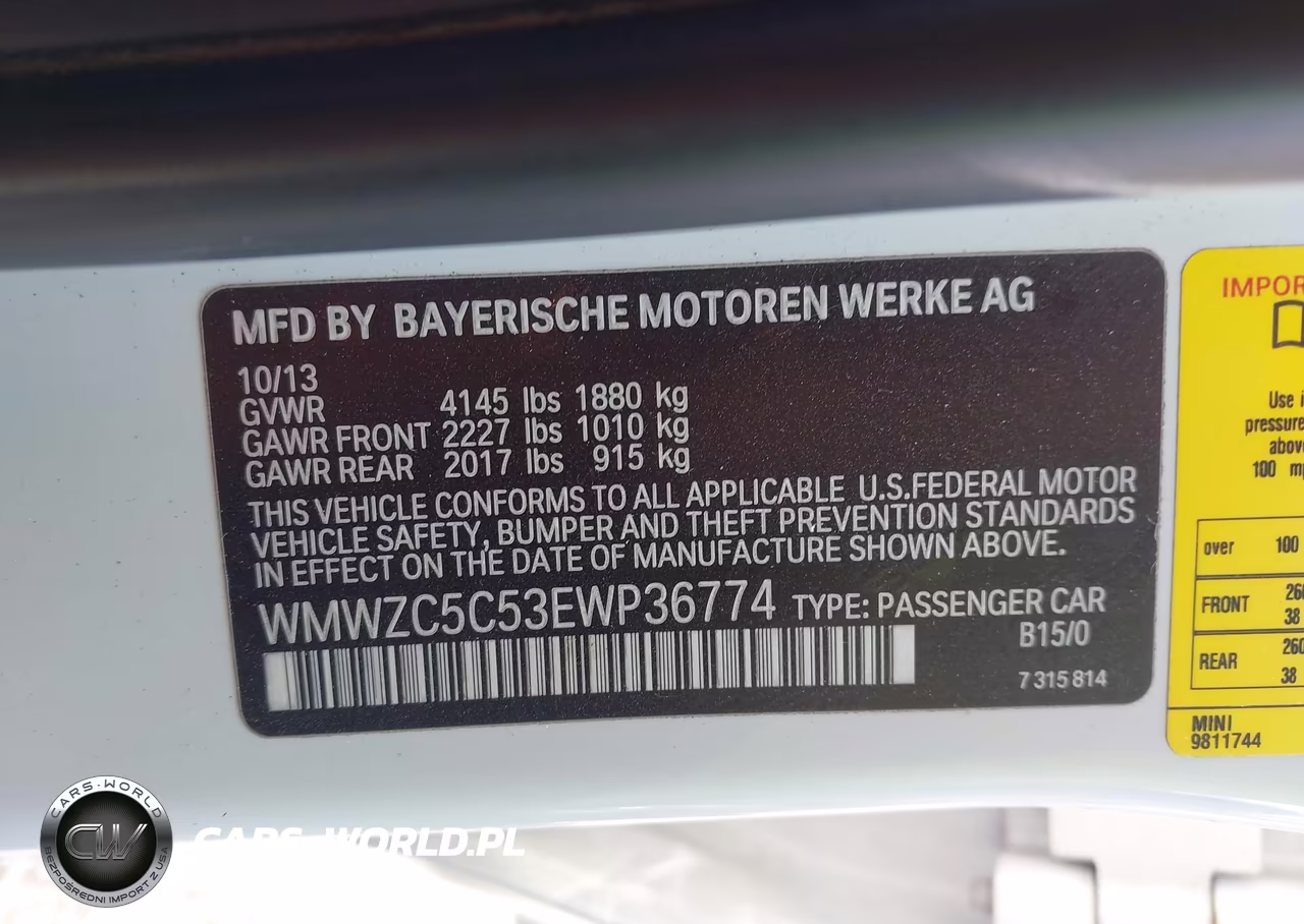 2014 Mini Countryman Cooper S VIN:WMWZC5C53EWP36774 - 9
