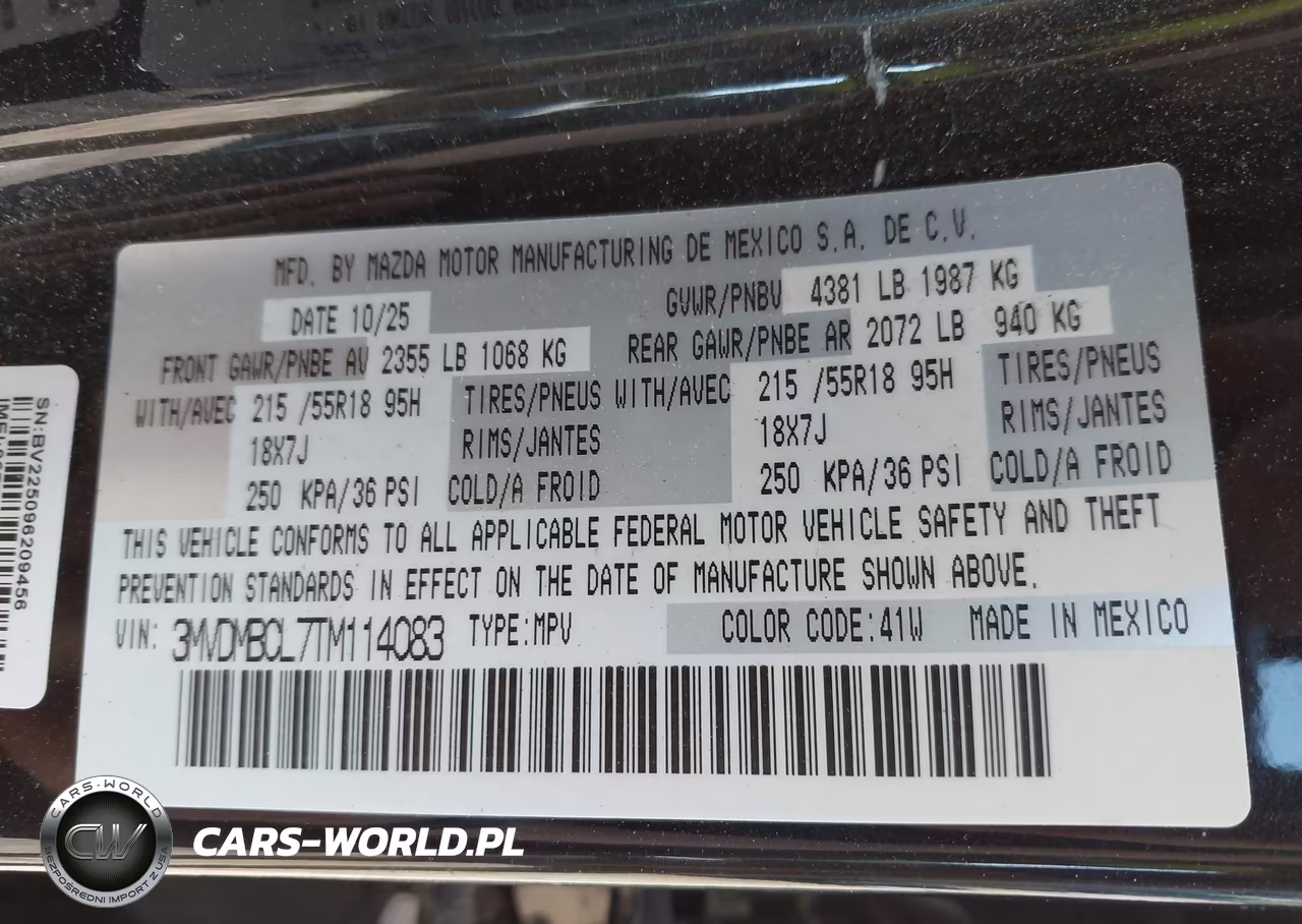 2026 Mazda Cx-30 2.5 S Aire Edition VIN:3MVDMBCL7TM114083 - 9
