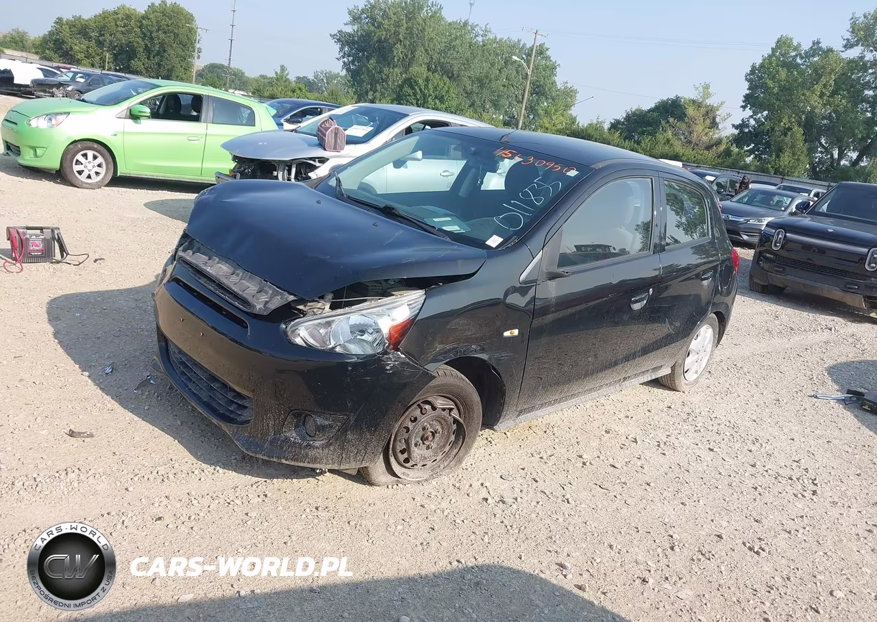 2014 Mitsubishi Mirage De VIN:ML32A3HJ5EH011835 - 2