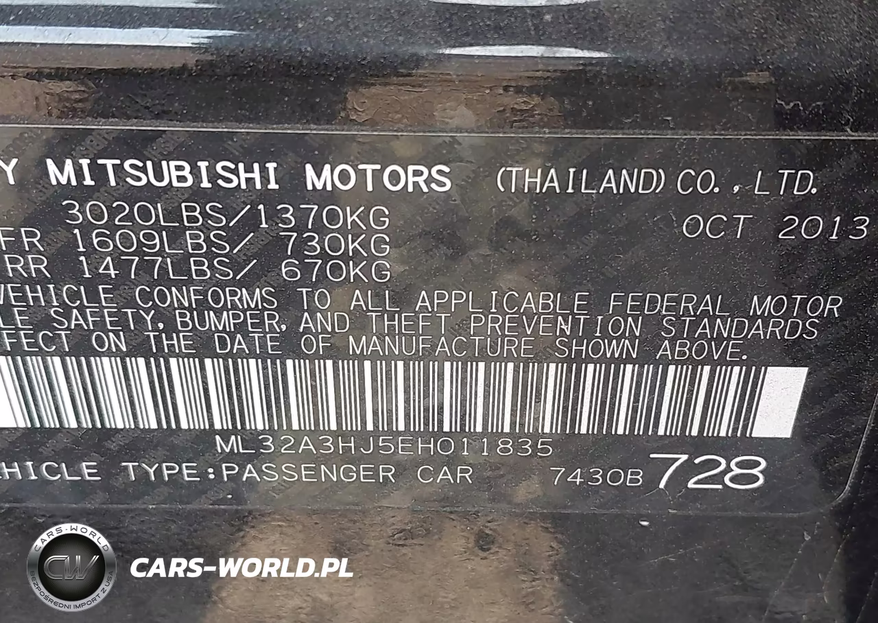 2014 Mitsubishi Mirage De VIN:ML32A3HJ5EH011835 - 9