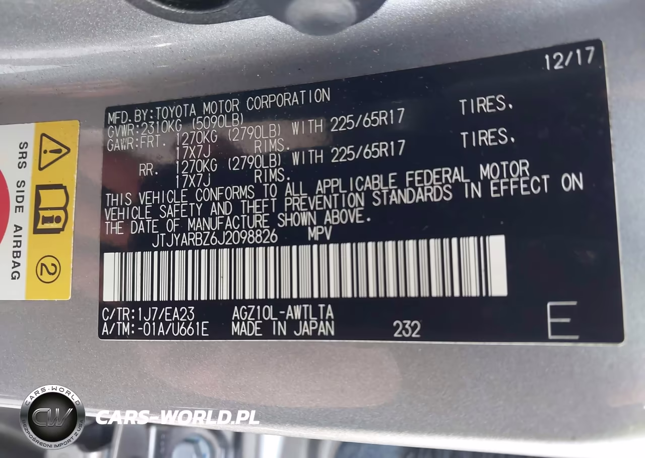 2018 Lexus Nx 300 VIN:JTJYARBZ6J2098826 - 9