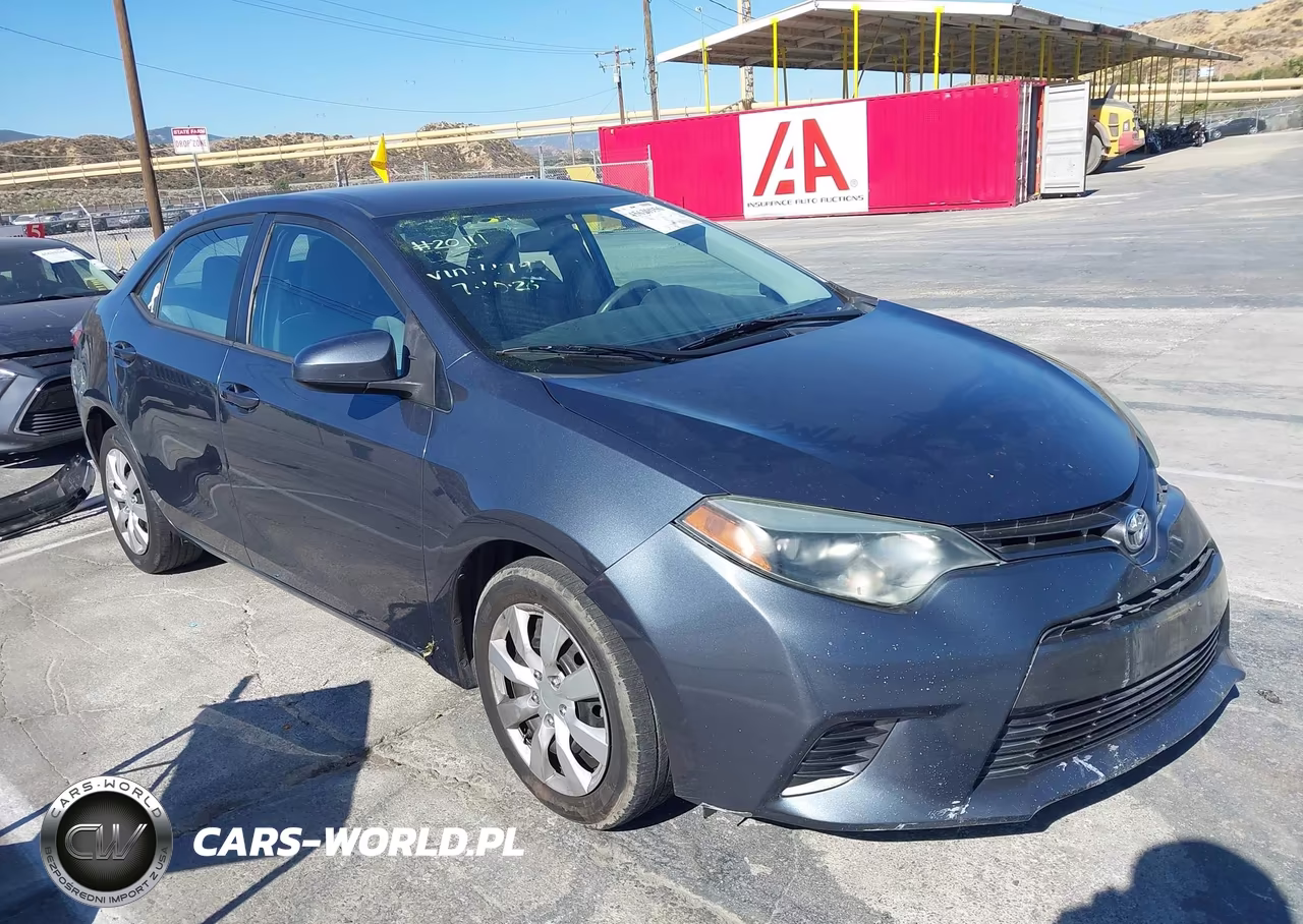 2016 Toyota Corolla Le VIN:2T1BURHE3GC584797 - 1