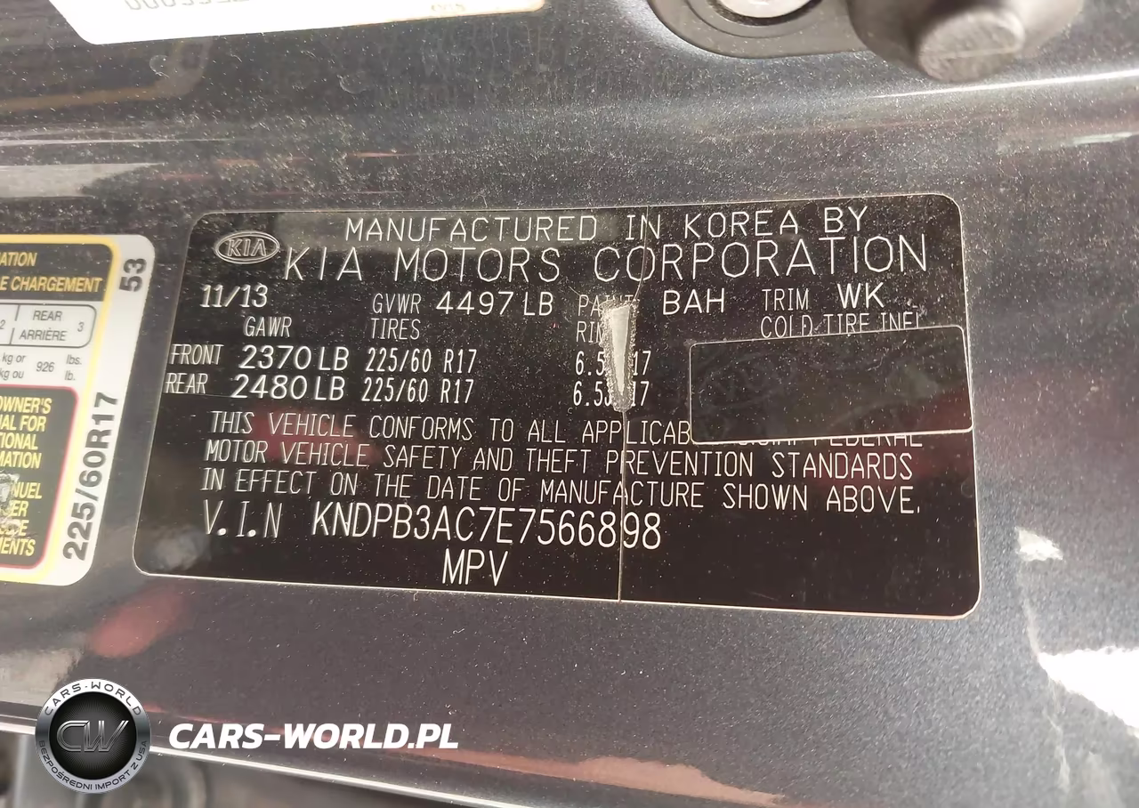 2014 Kia Sportage Lx VIN:KNDPB3AC7E7566898 - 9