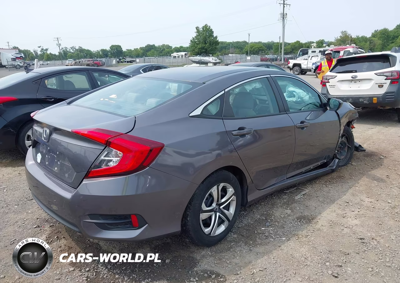 2018 Honda Civic Lx VIN:2HGFC2F57JH571287 - 4