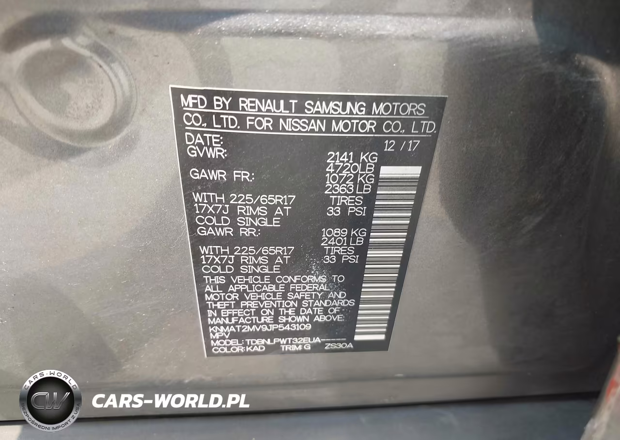 2018 Nissan Rogue S VIN:KNMAT2MV9JP543109 - 9