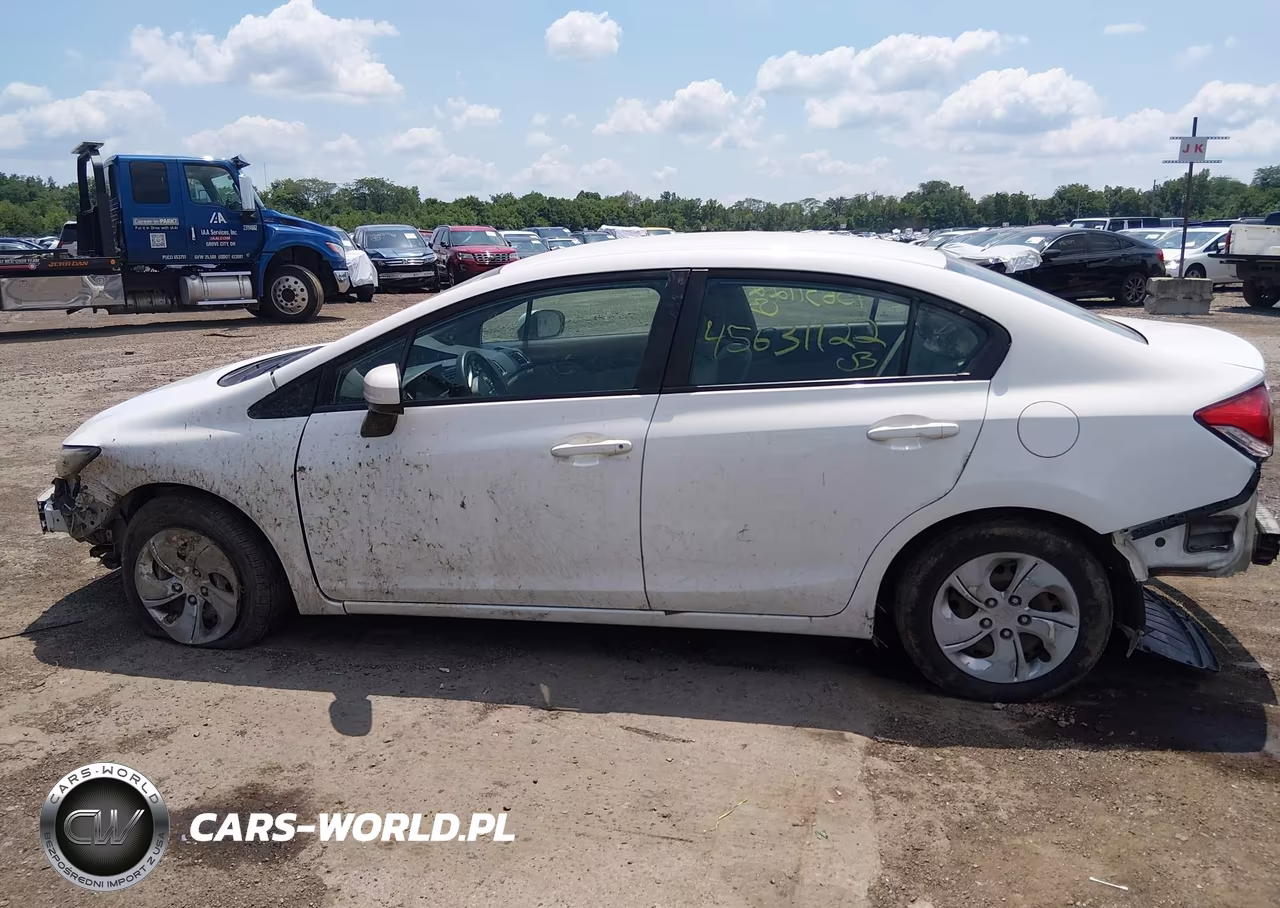 2014 Honda Civic Lx VIN:19XFB2F54EE205077 - 14