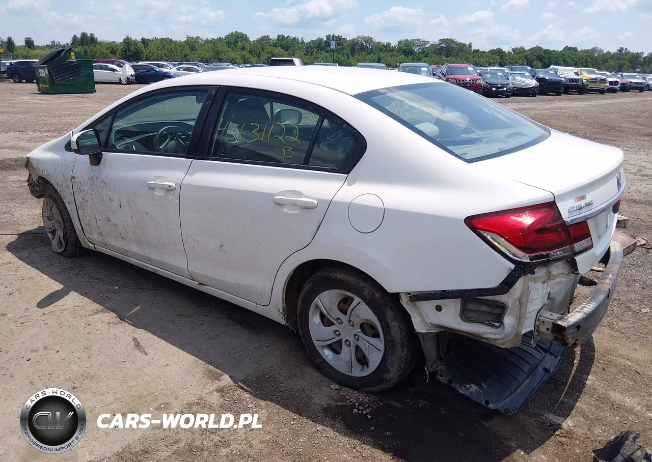2014 Honda Civic Lx VIN:19XFB2F54EE205077 - 3