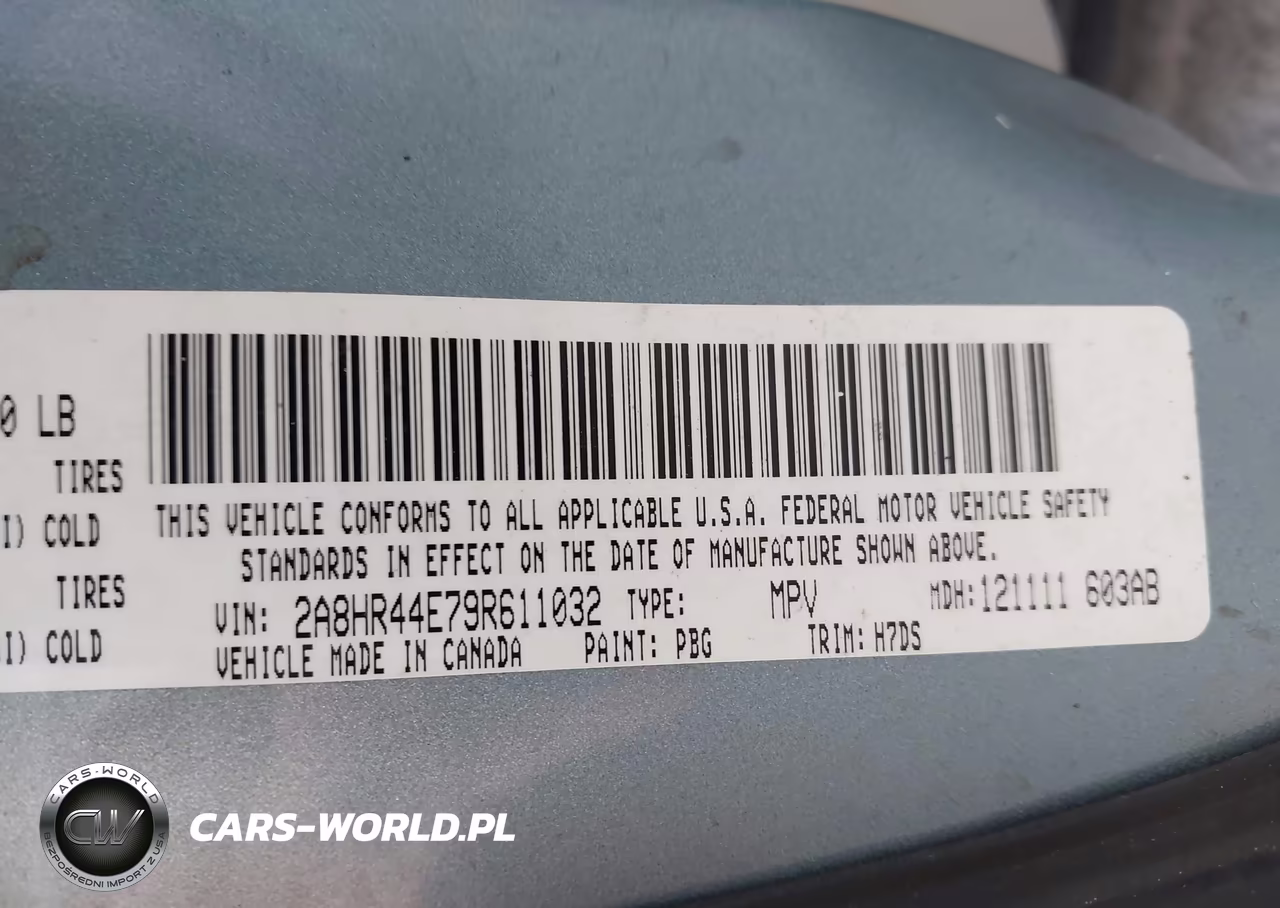2009 Chrysler Town & Country Lx VIN:2A8HR44E79R611032 - 9