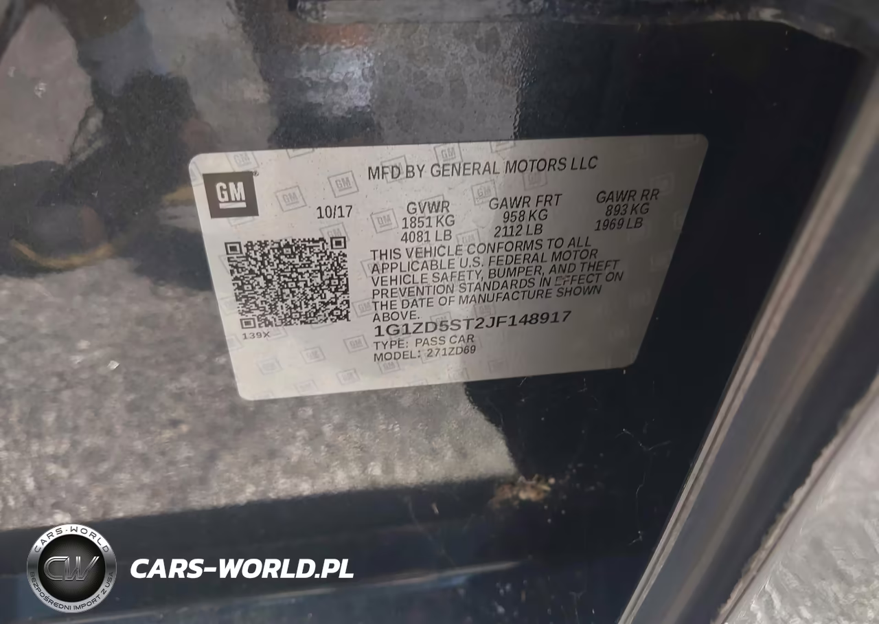 2018 Chevrolet Malibu Lt VIN:1G1ZD5ST2JF148917 - 9