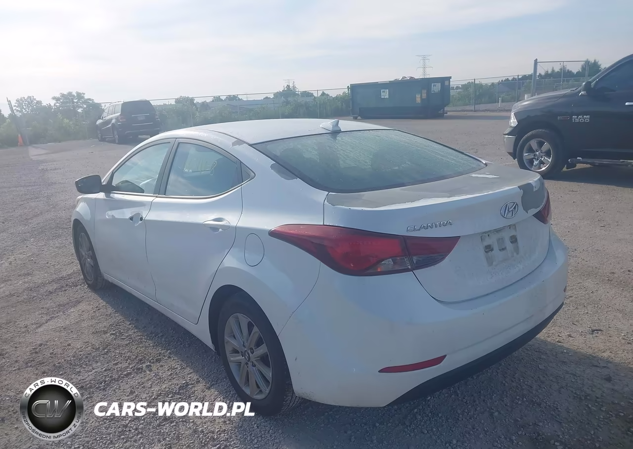 2016 Hyundai Elantra Se VIN:5NPDH4AE5GH775872 - 3