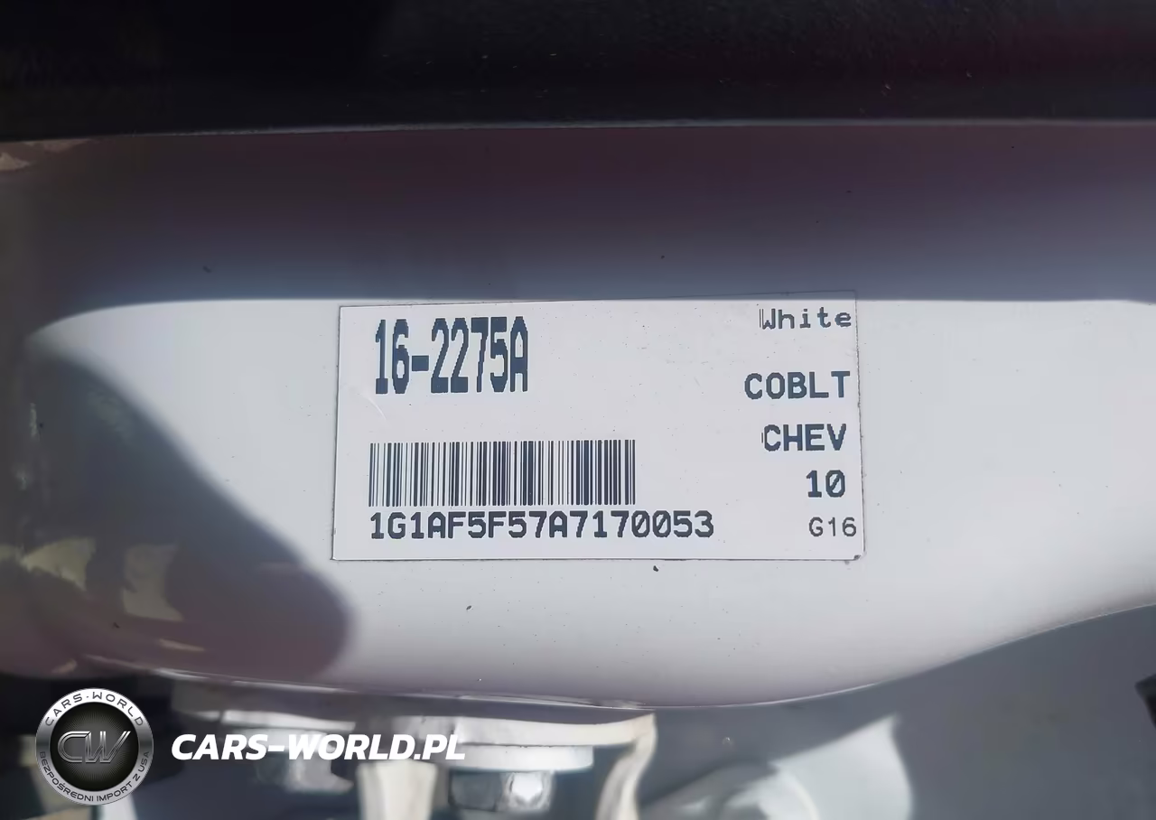 2010 Chevrolet Cobalt Lt VIN:1G1AF5F57A7170053 - 9