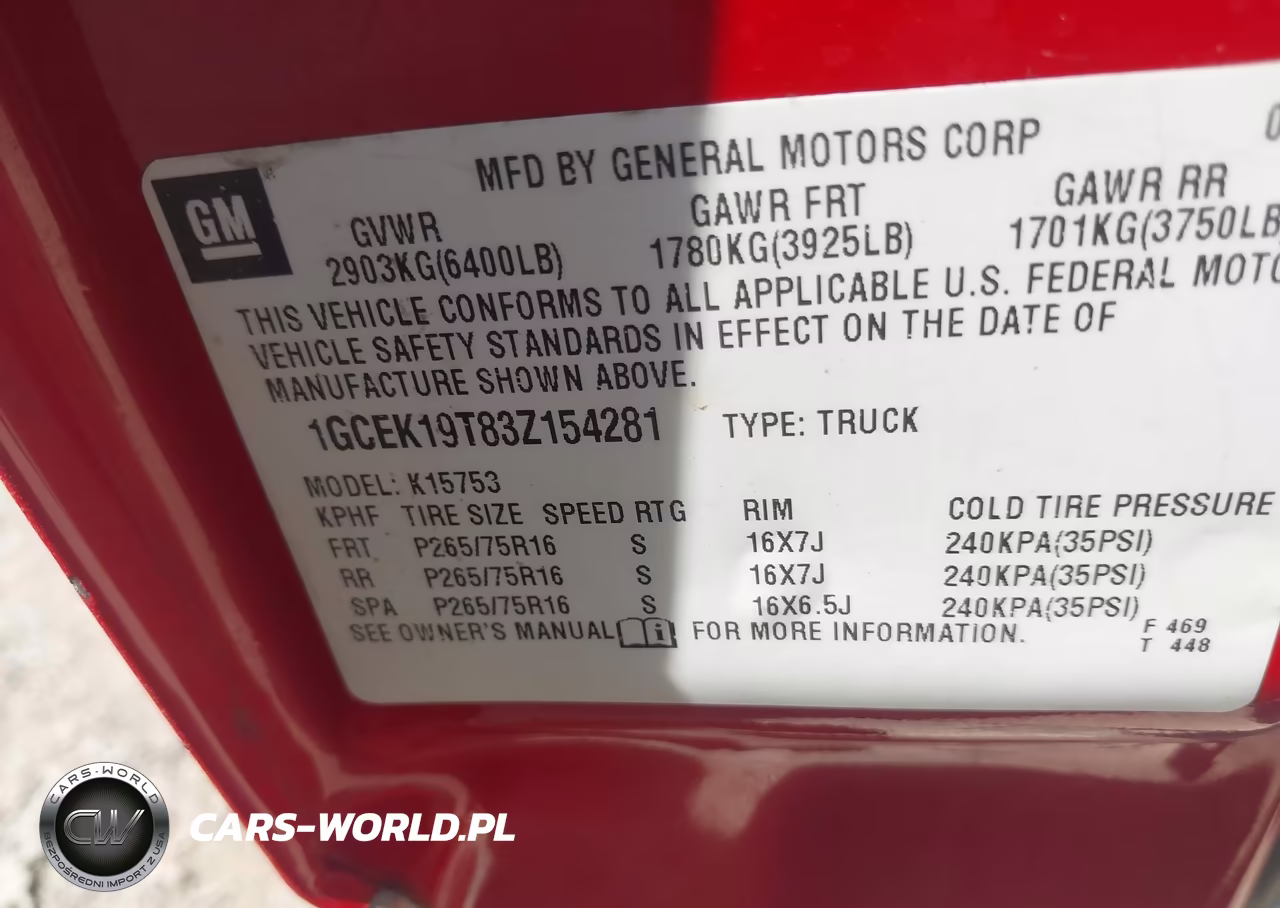 2003 Chevrolet Silverado 1500 Ls VIN:1GCEK19T83Z154281 - 9