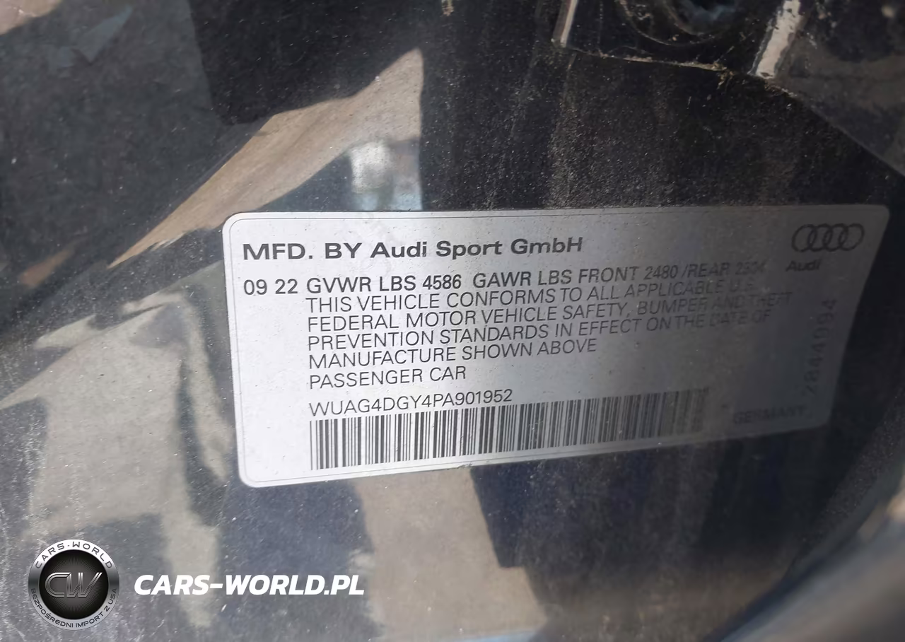 2023 Audi Rs 3 Tfsi Quattro S Tronic VIN:WUAG4DGY4PA901952 - 9