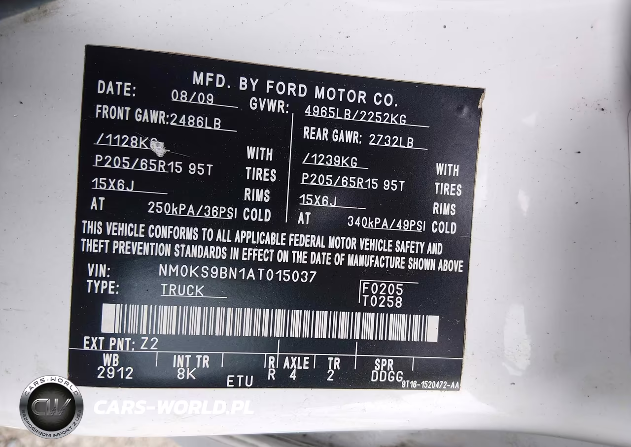 2010 Ford Transit Connect Xlt VIN:NM0KS9BN1AT015037 - 9
