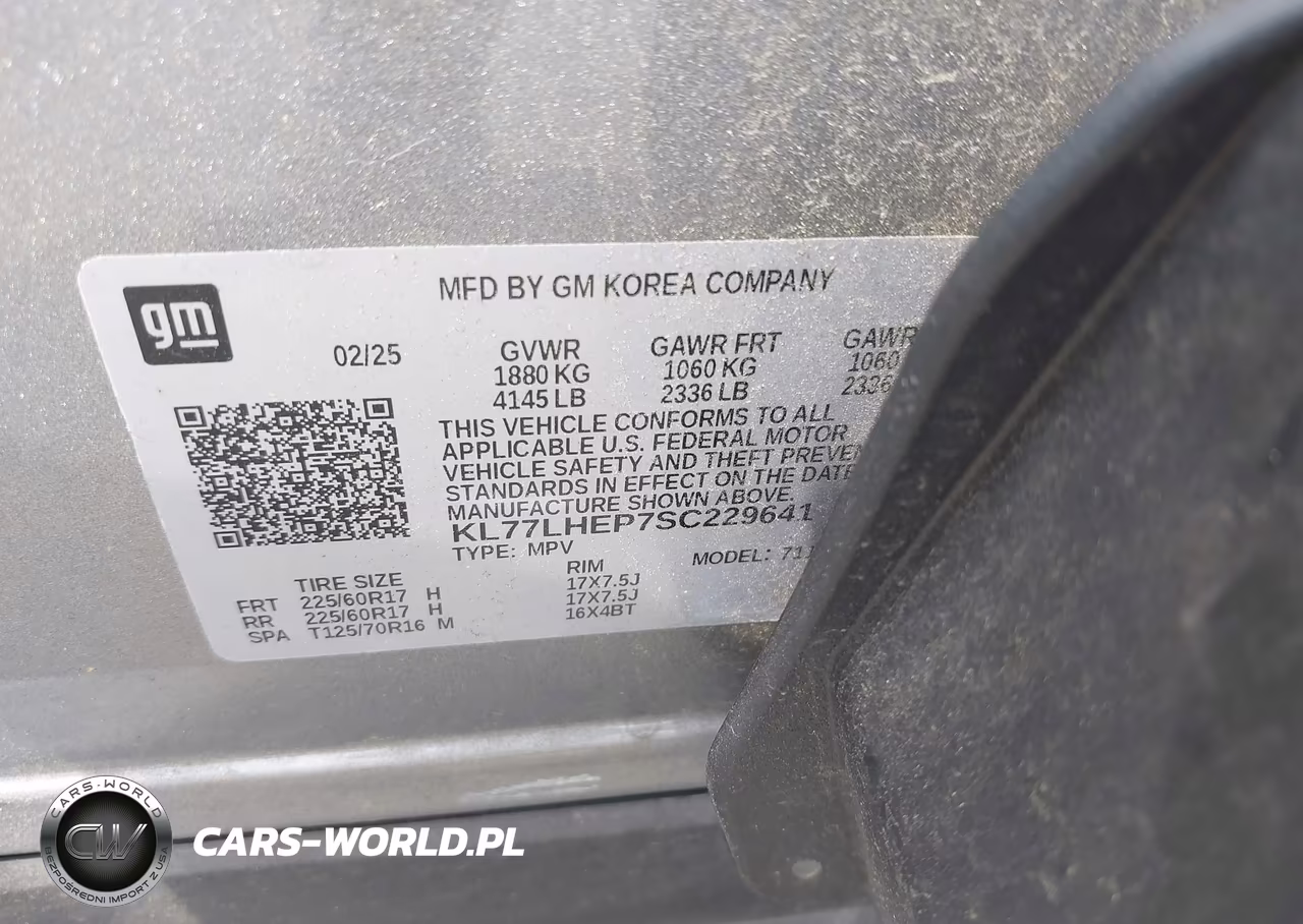 2025 Chevrolet Trax Fwd Lt VIN:KL77LHEP7SC229641 - 9