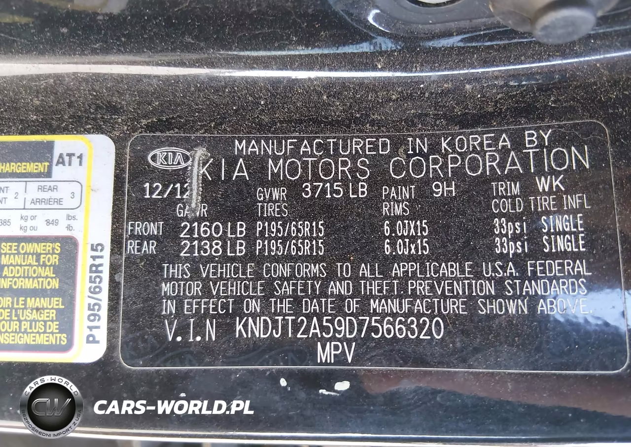 2013 Kia Soul VIN:KNDJT2A59D7566320 - 9