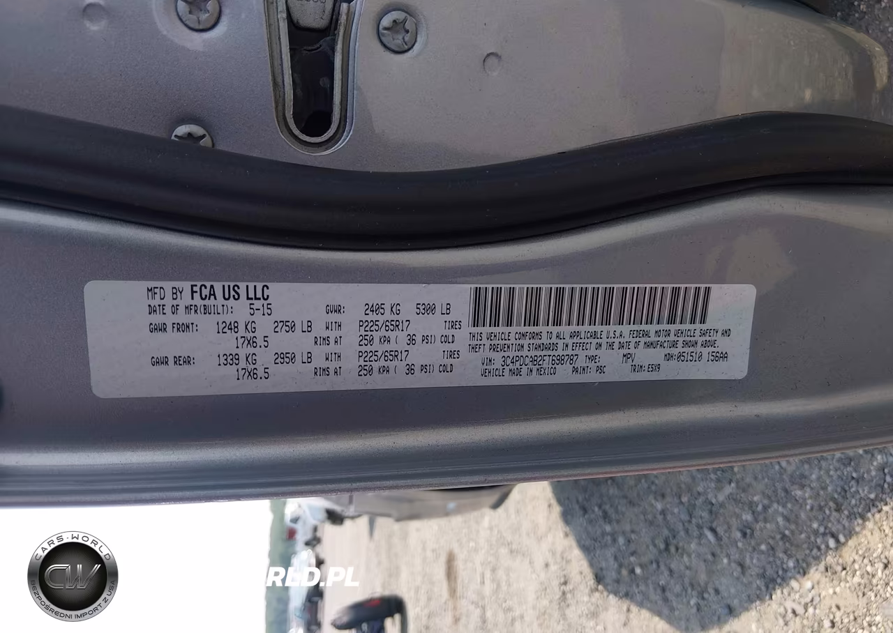 2015 Dodge Journey American Value Pkg VIN:3C4PDCAB2FT698787 - 9